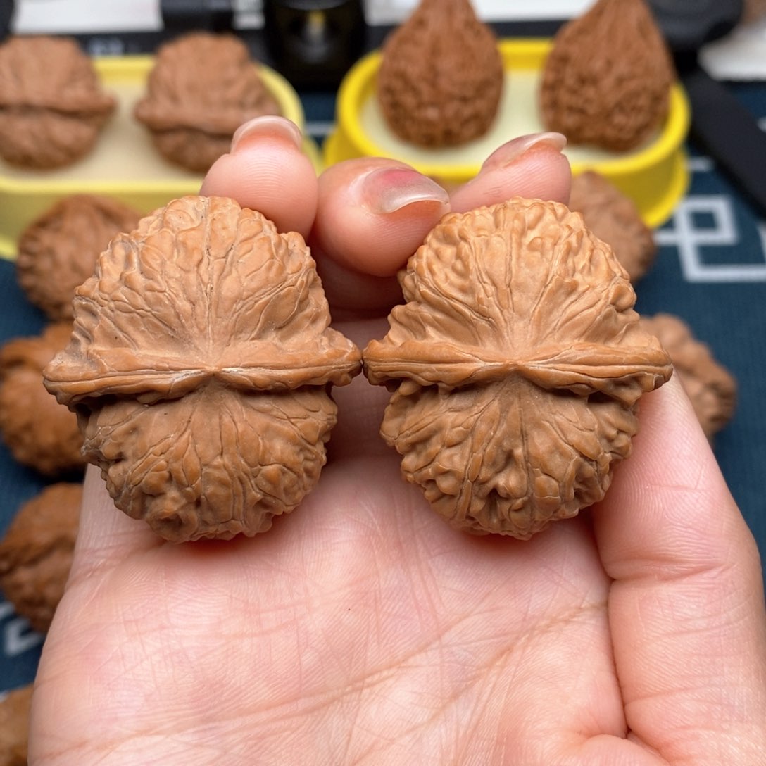 吊坠文玩核桃金锭元宝42