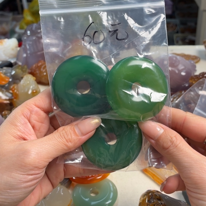 阁***念玛瑙/玉髓未镶嵌吊坠(不含链)