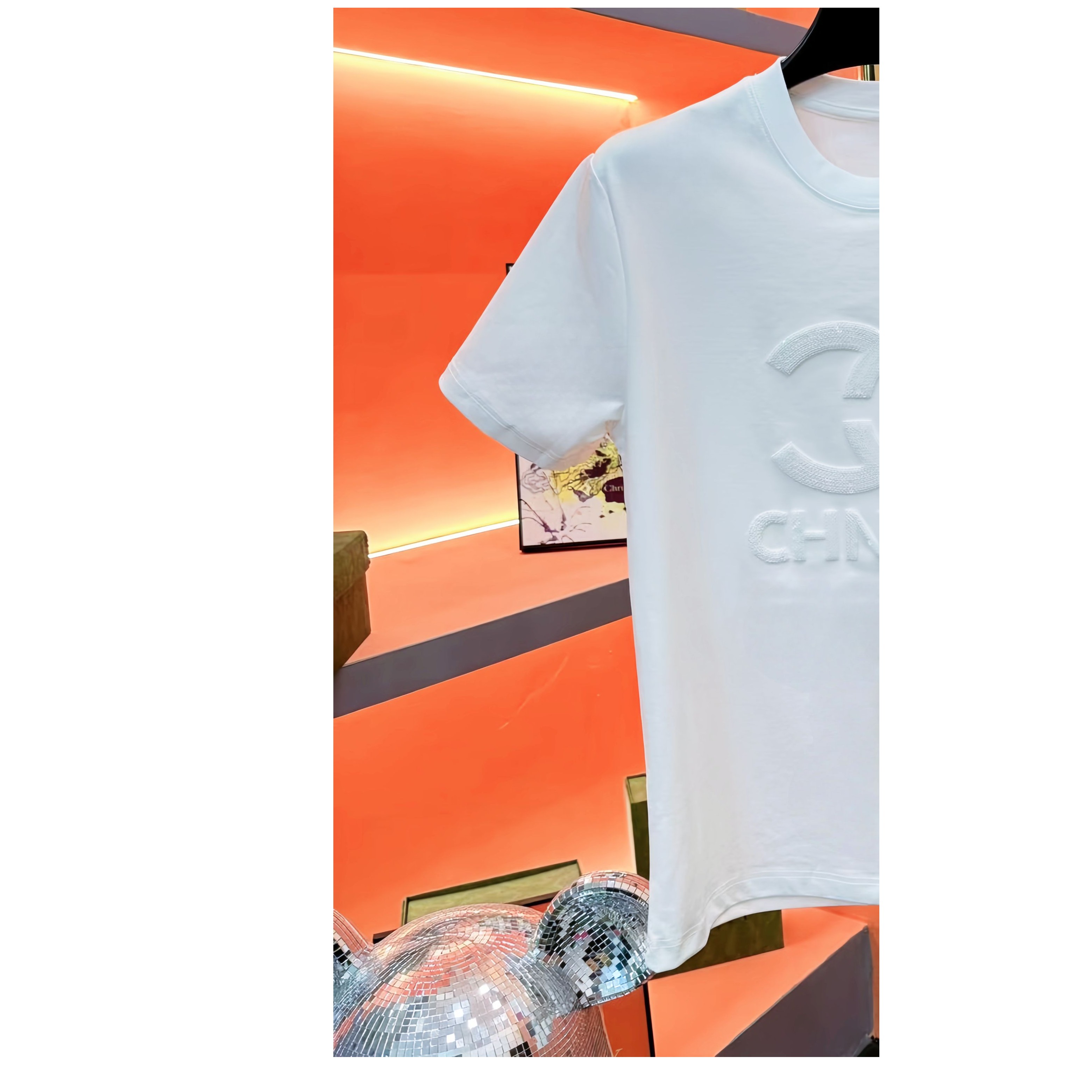 男欧货半袖设计师休闲百搭时尚洋气舒适短袖潮流圆领打底T恤-5