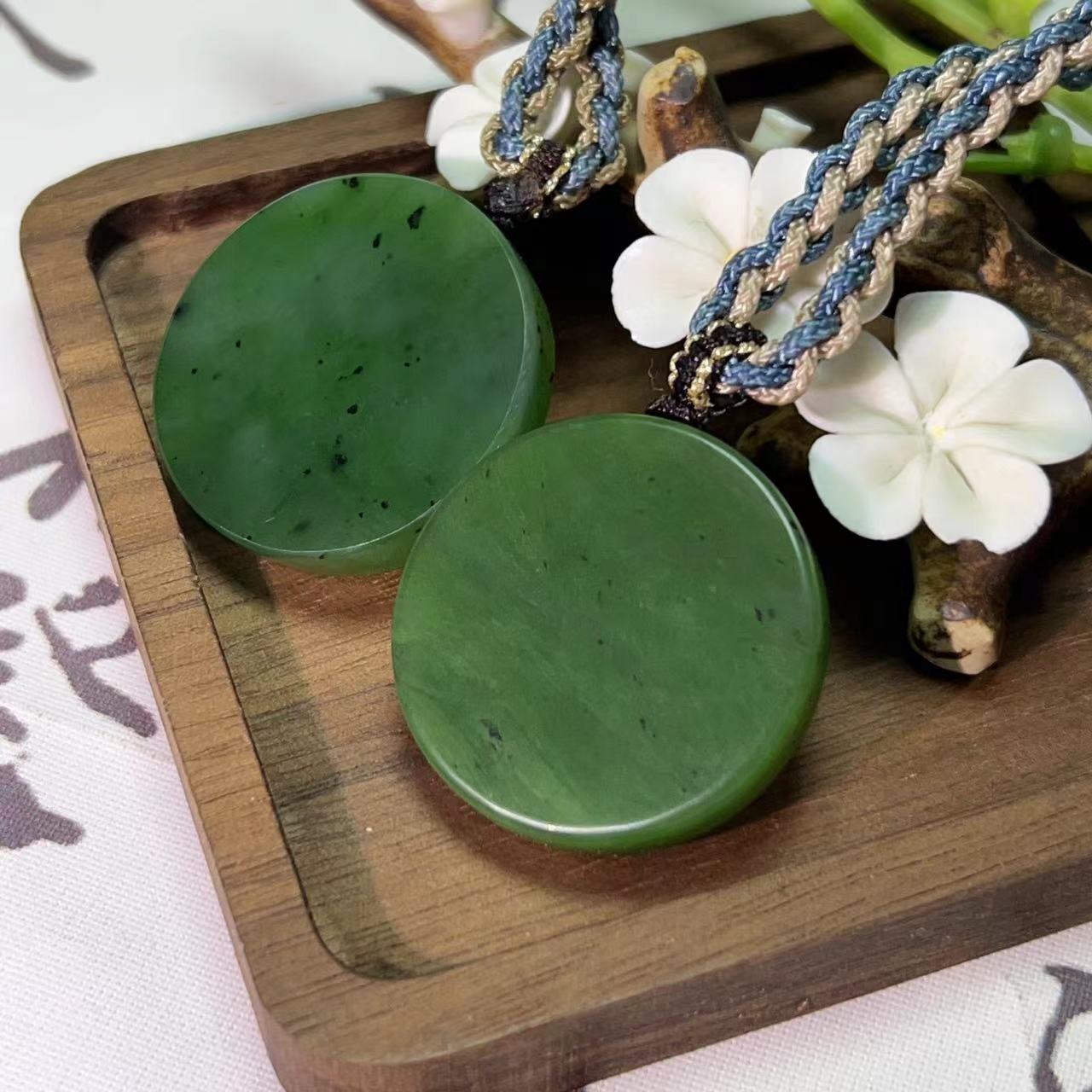 天然和田玉碧玉吊坠多样性发其一1080224