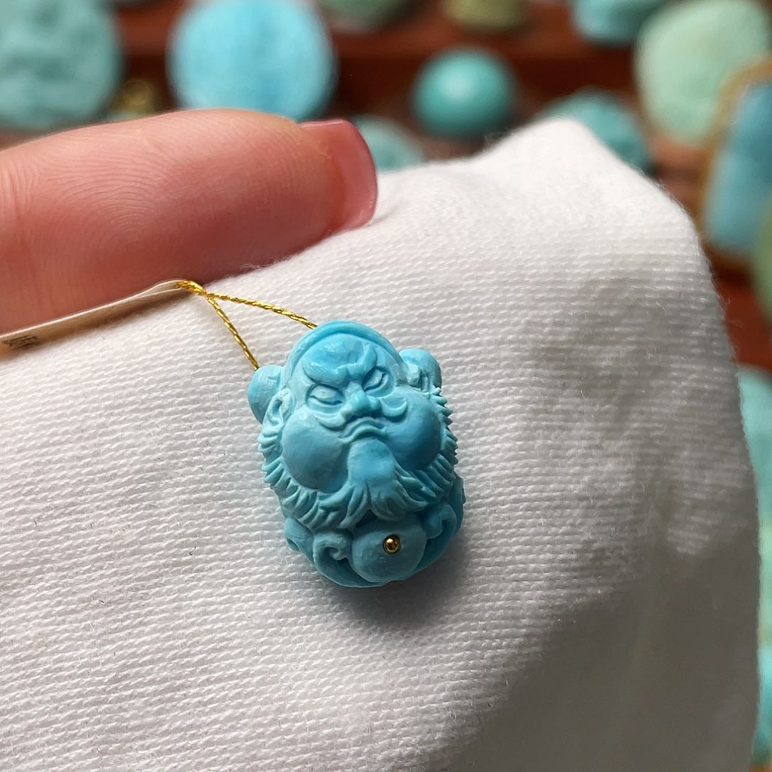 绿松石珠宝奇石未镶嵌