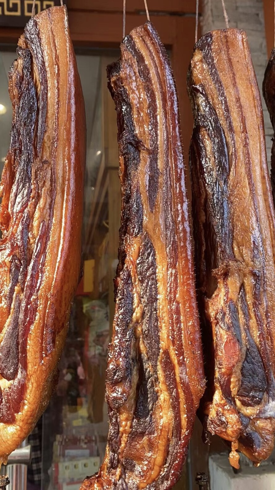 【直播现称先拍】广西甘蔗烟熏腊肉腊肠农家放养土猪烟熏腊肉五花肉