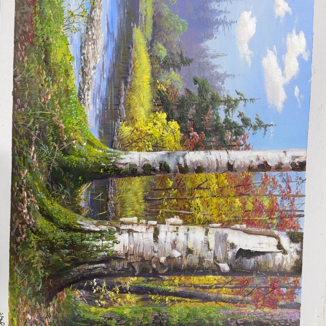 油画一个星期前一天