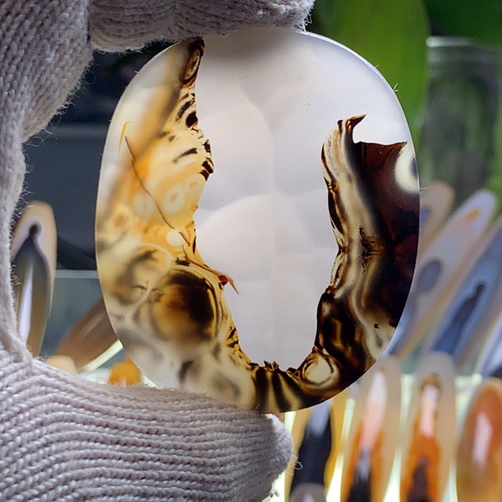 未镶嵌玛瑙/玉髓珠宝半成品192