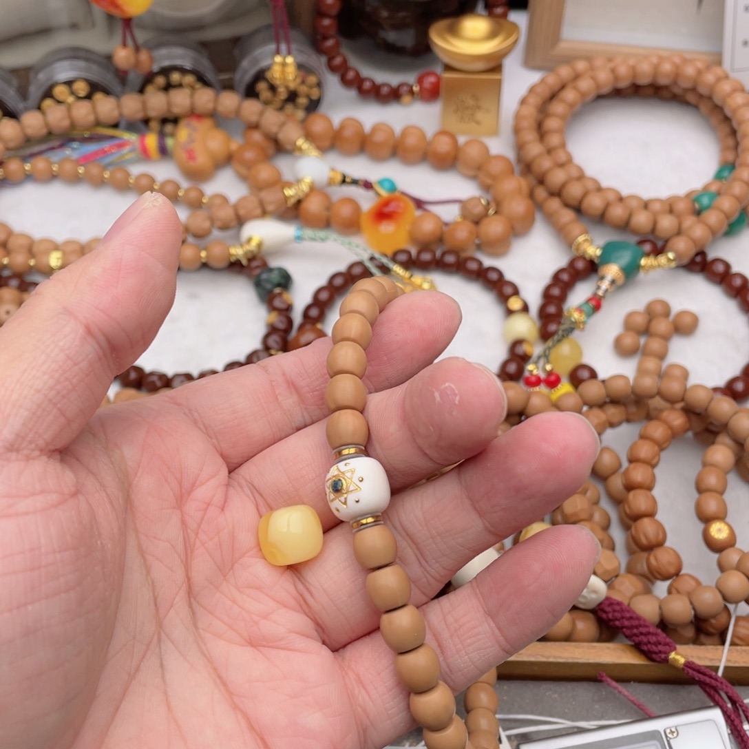 ****的猴头核桃手串直切