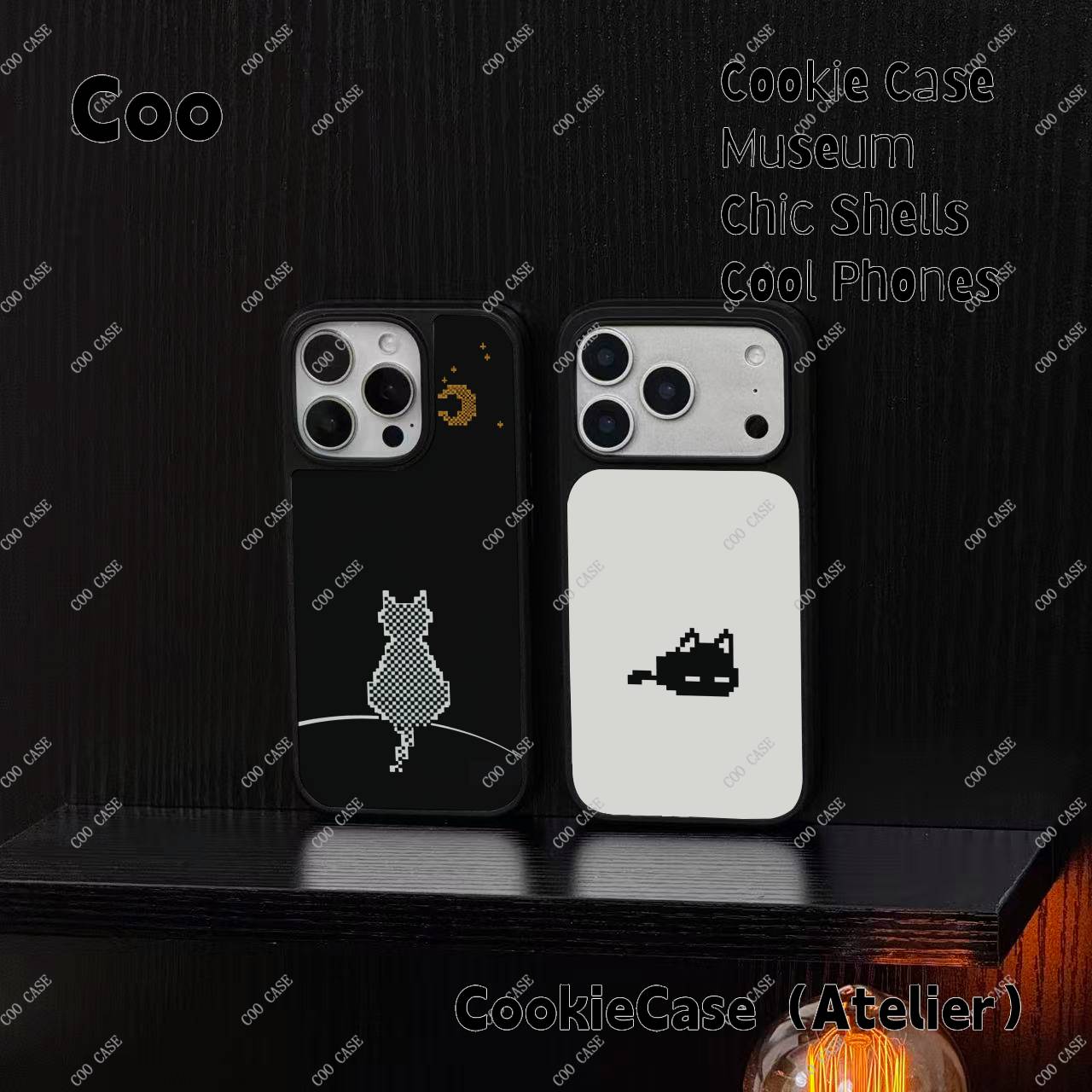 磁吸手机壳适用于苹果17p/16p月下咪酱高级感镀膜碳纤纹壳