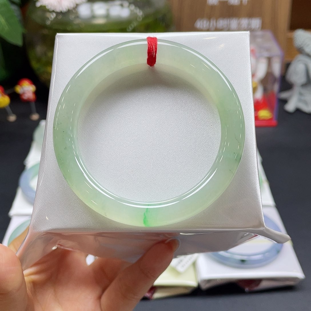 翡翠未镶嵌手镯10 号链接