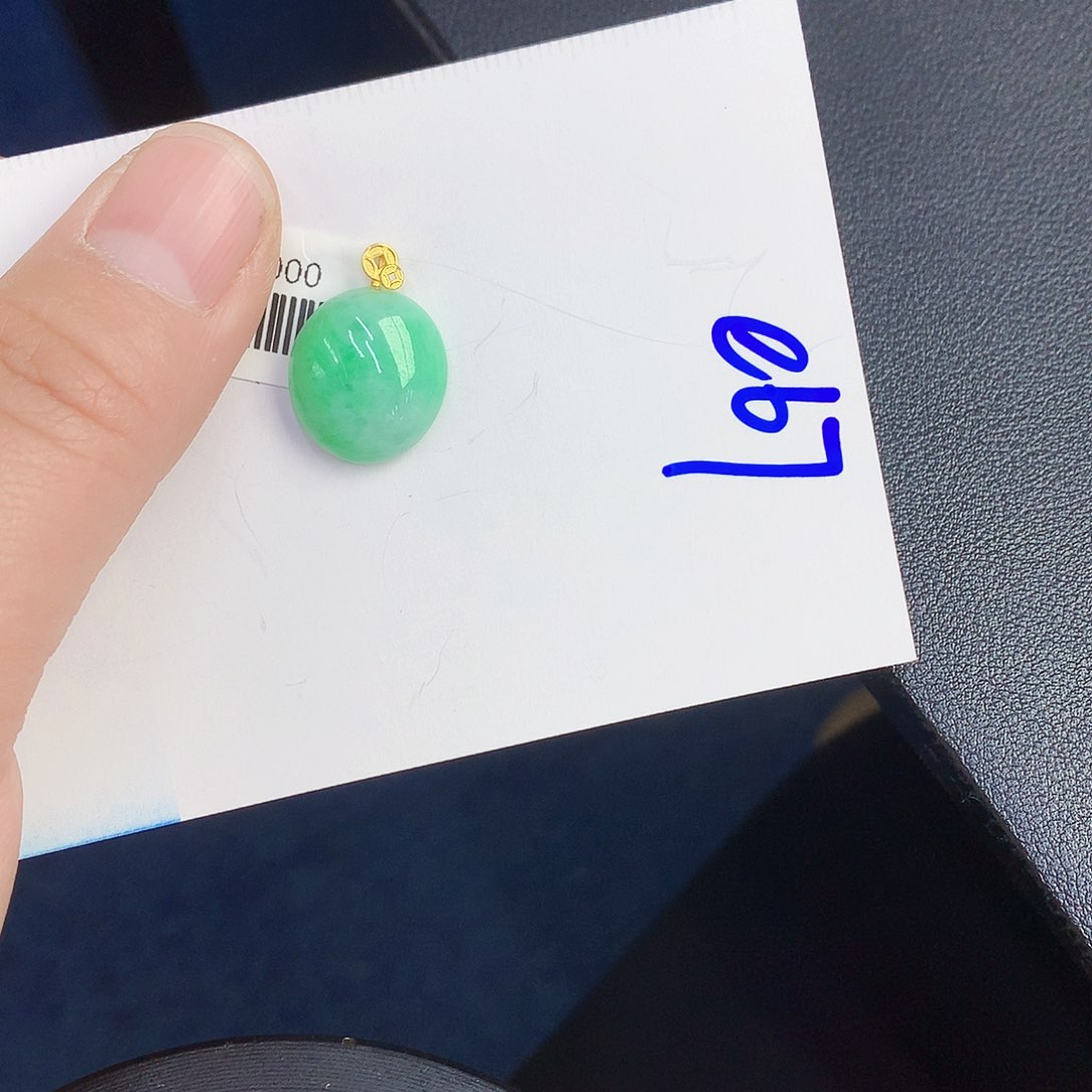 【闪购商品】翡翠颈饰18K金镶嵌000000000