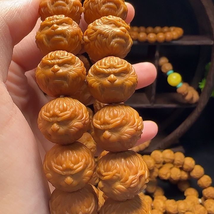 孤***吊坠猴头核桃猴头