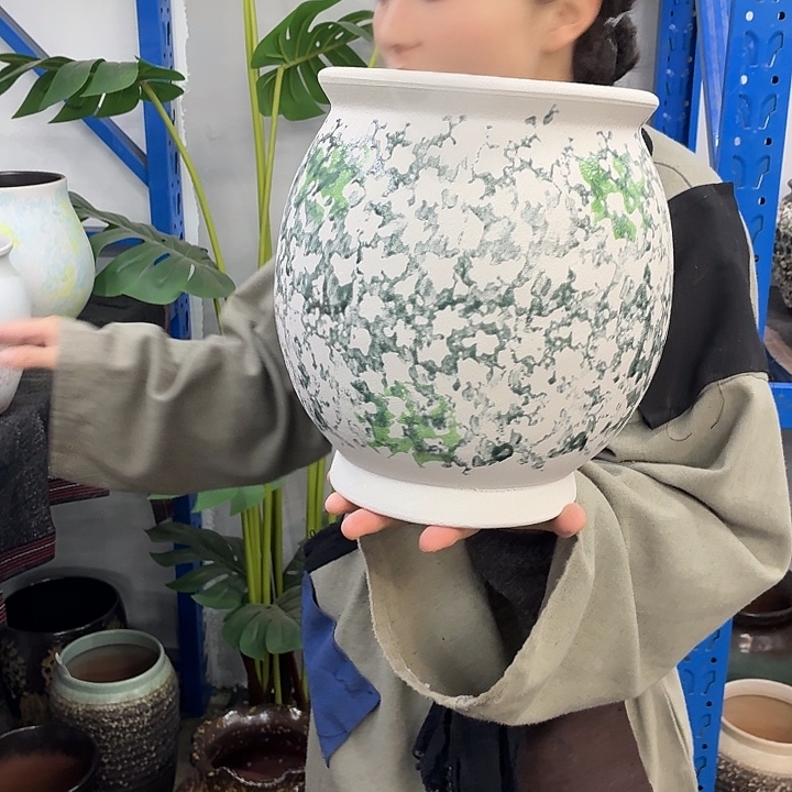 20×24 -粗陶花盆有孔-买买买