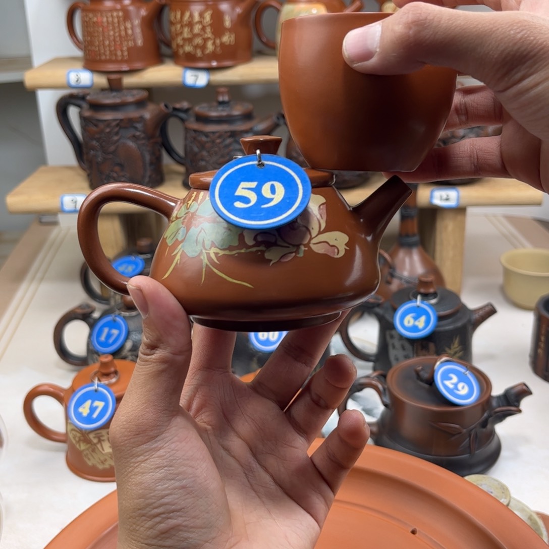 壶160cc 建水紫陶老手艺人全手工制作