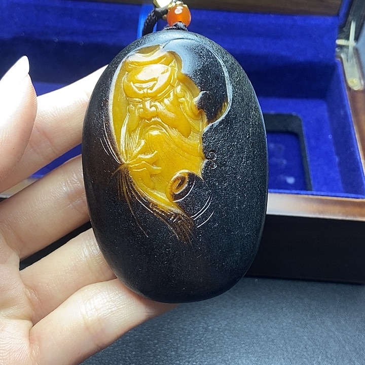 和田玉挂件未镶嵌青*N