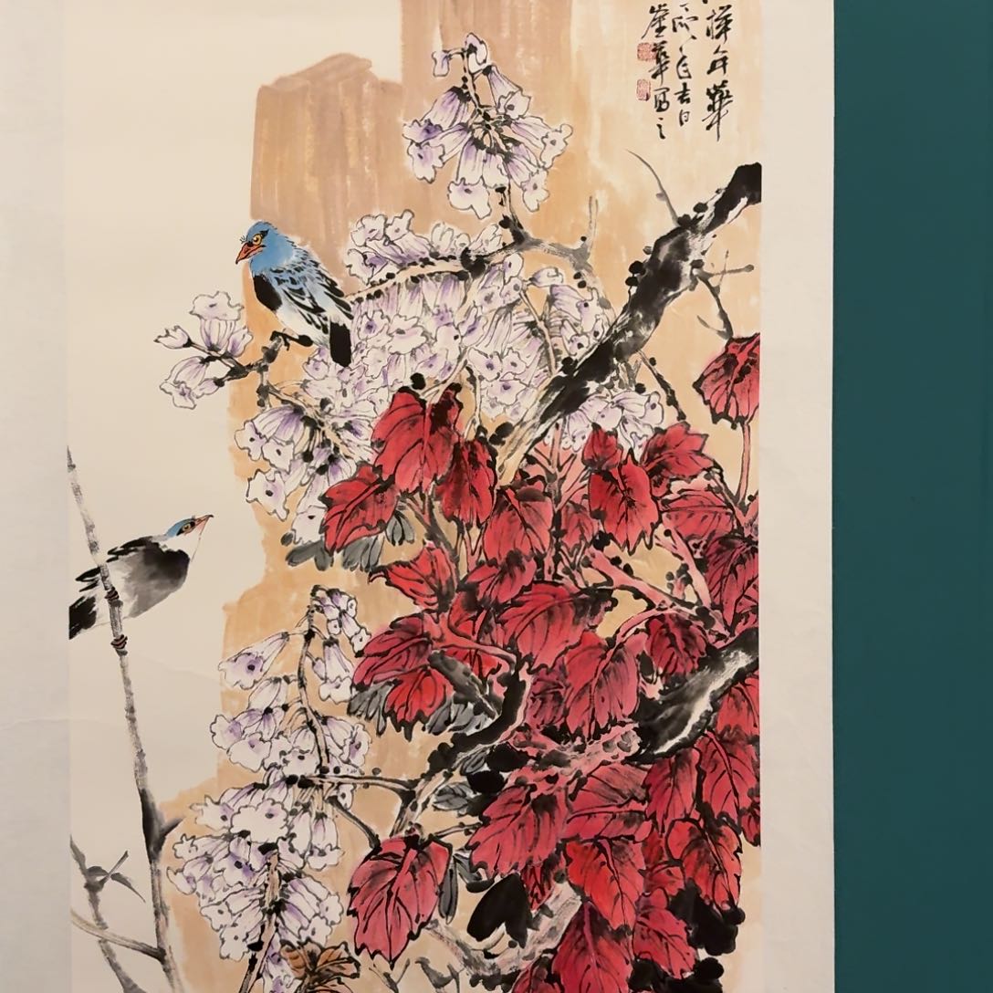 国画恽老师作品画作