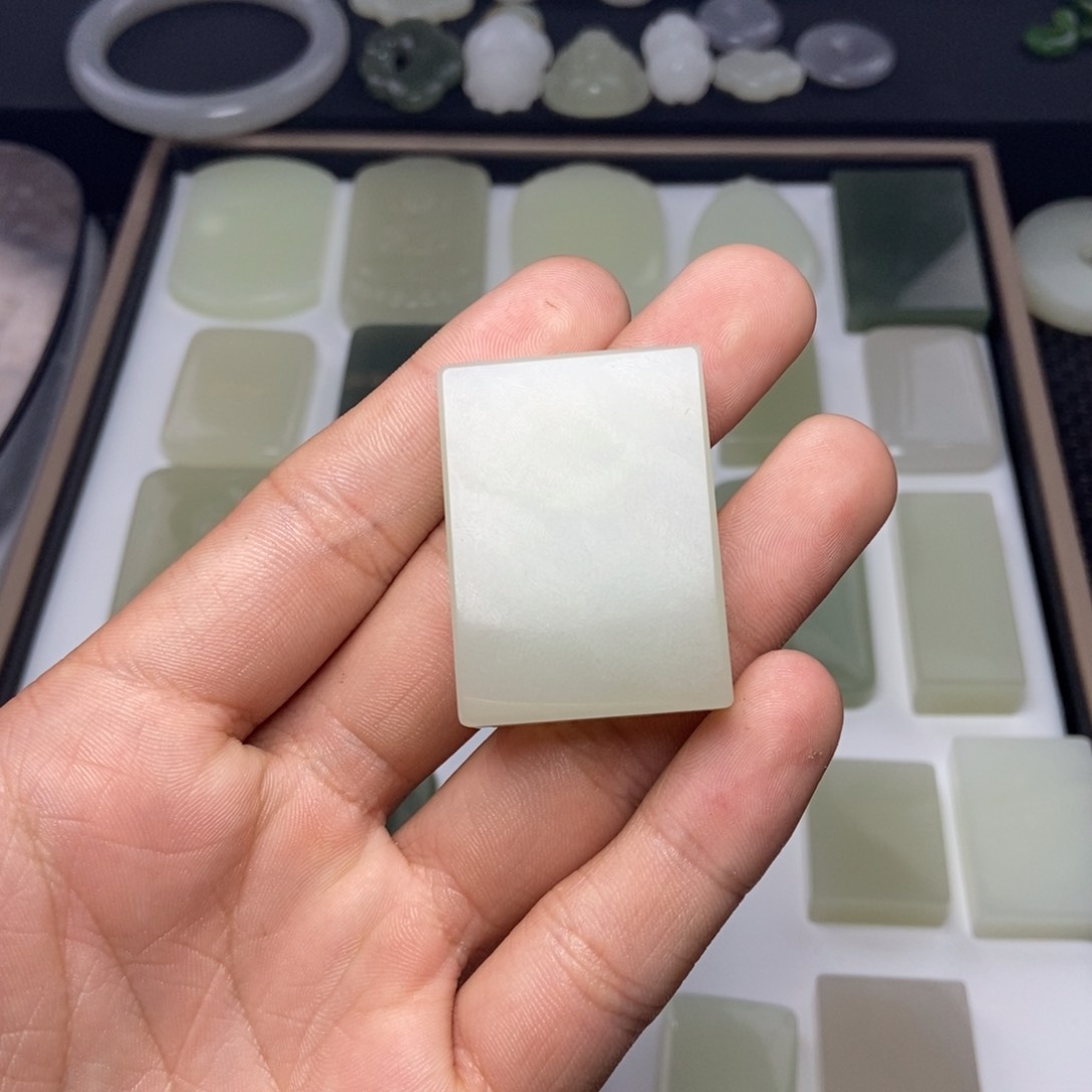 和田玉挂件未镶嵌李*乐