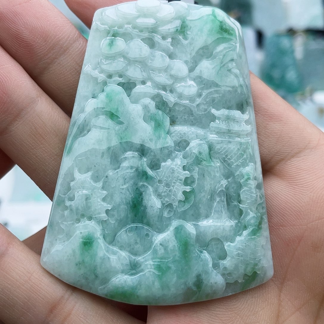 颈饰未镶嵌翡翠翡翠