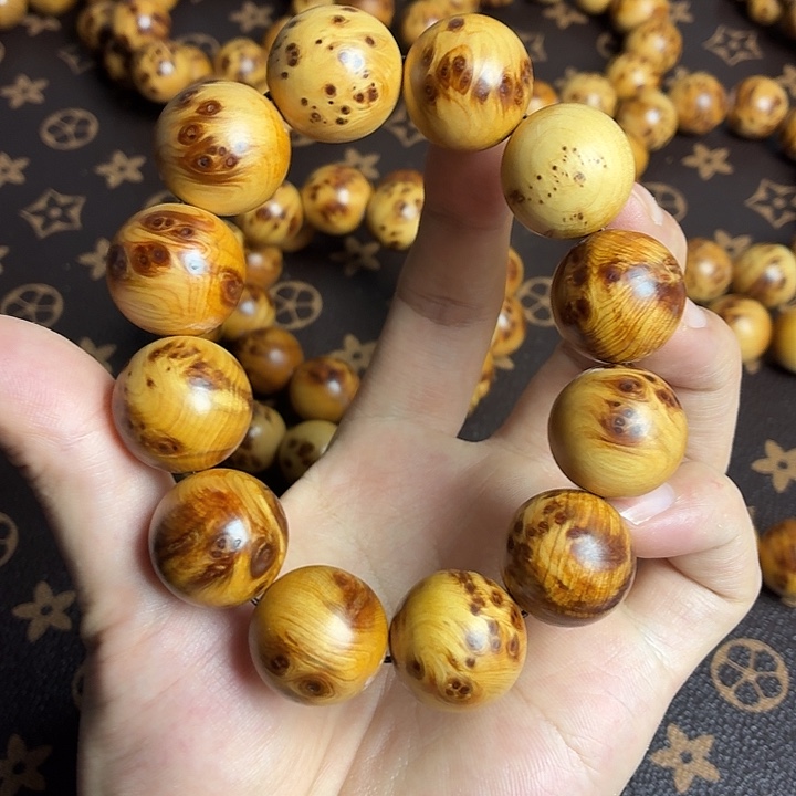 柏木（崖柏）手串/手链崖柏生料1号留疤