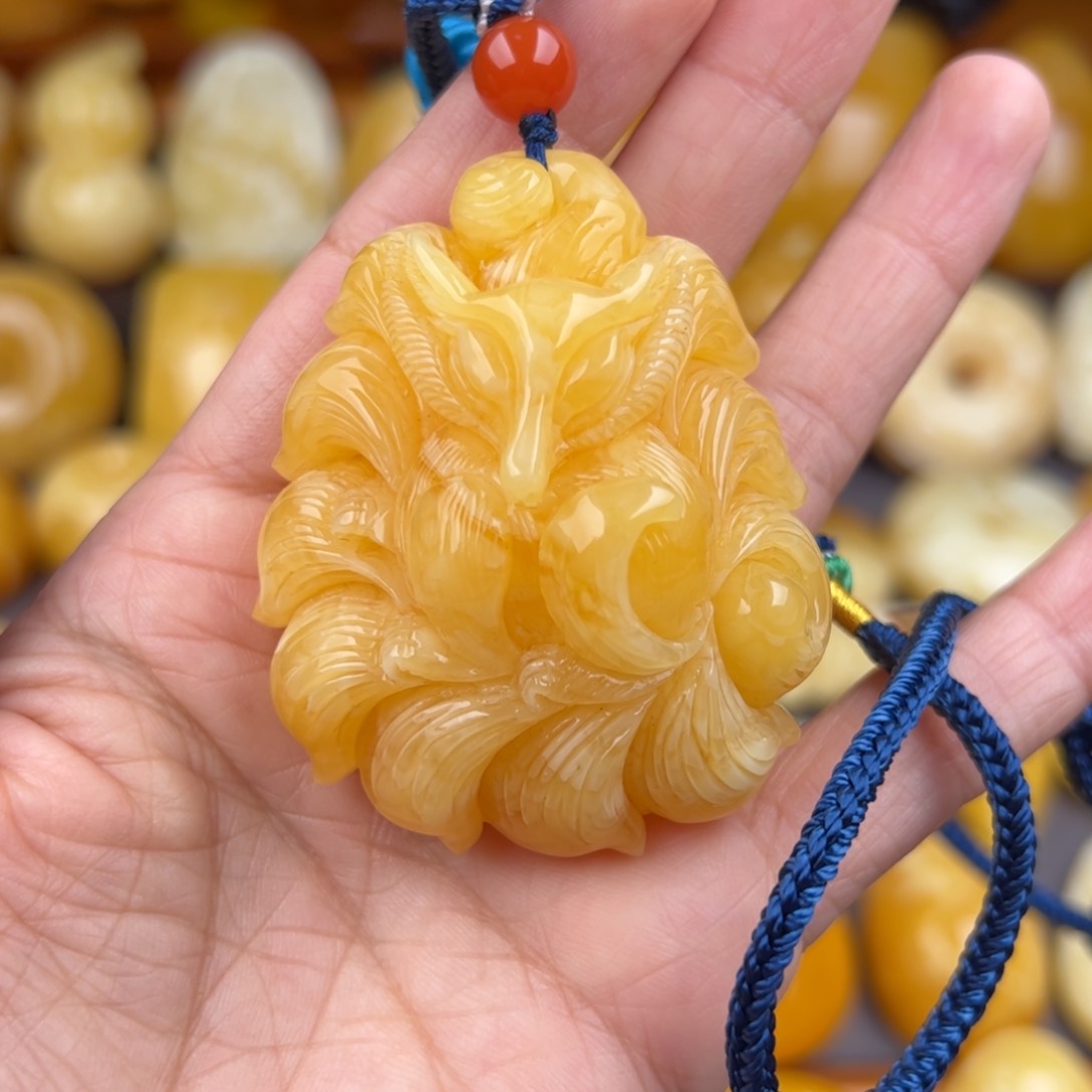 琥珀裸石未镶嵌纯天然琥珀蜜蜡无优化