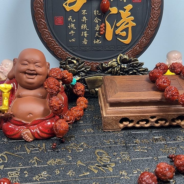 橄榄核手串/手链大*，哈哈来吧