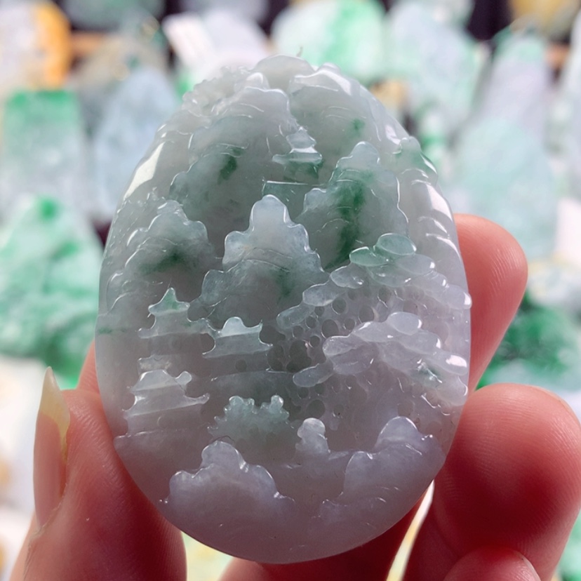 【闪购商品】翡翠吊坠(不含链)未镶嵌