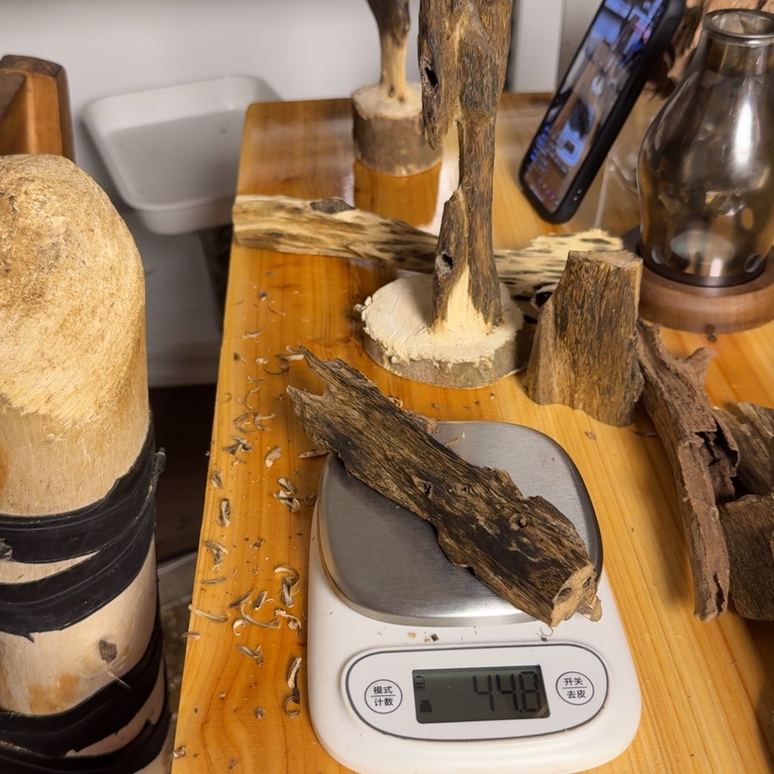 沉香白奇虫漏香44克