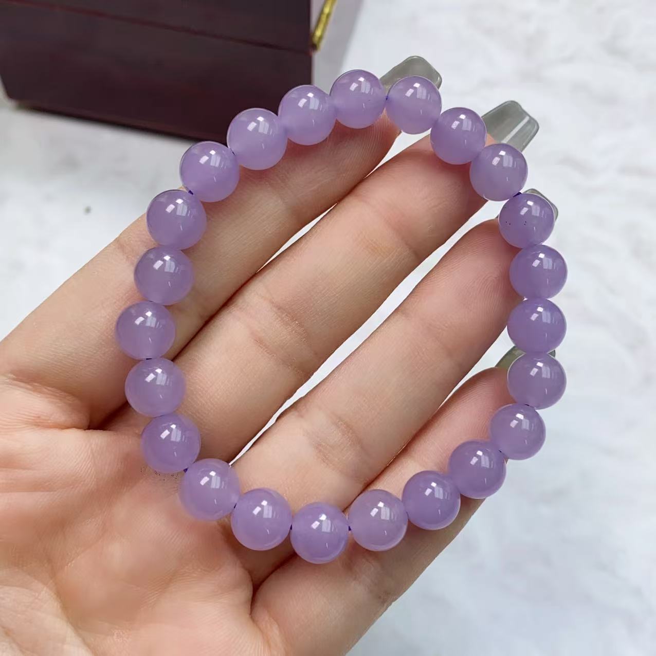B931冰紫系手链8M
