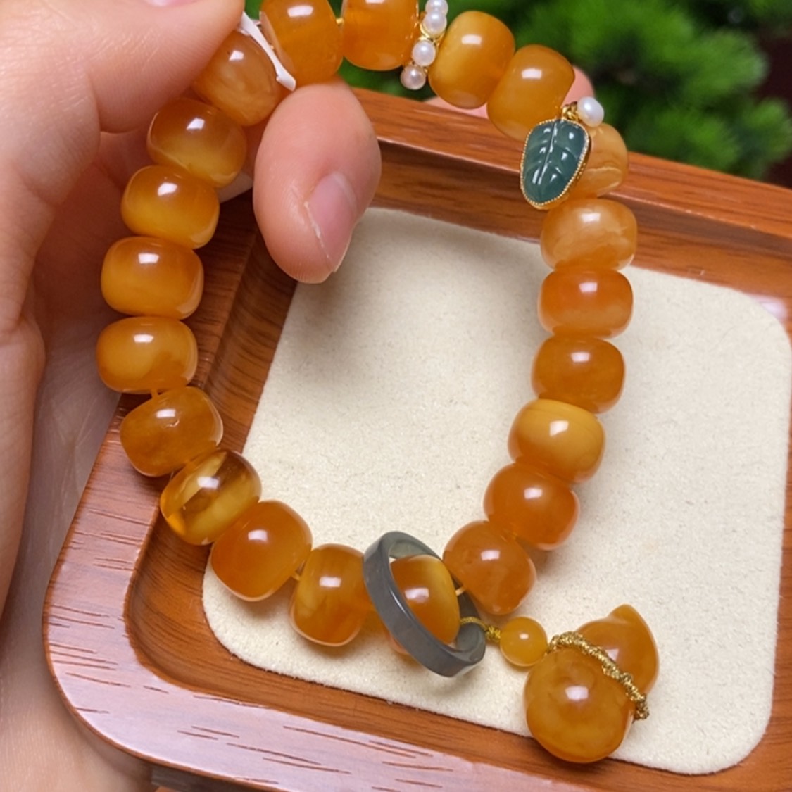 【闪购商品】手链蜜蜡未镶嵌手串