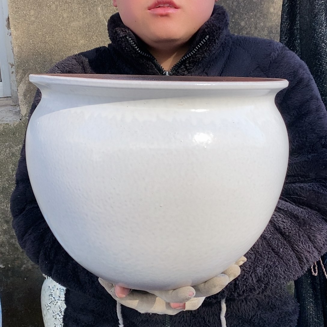 紫砂花盆口30高24福利