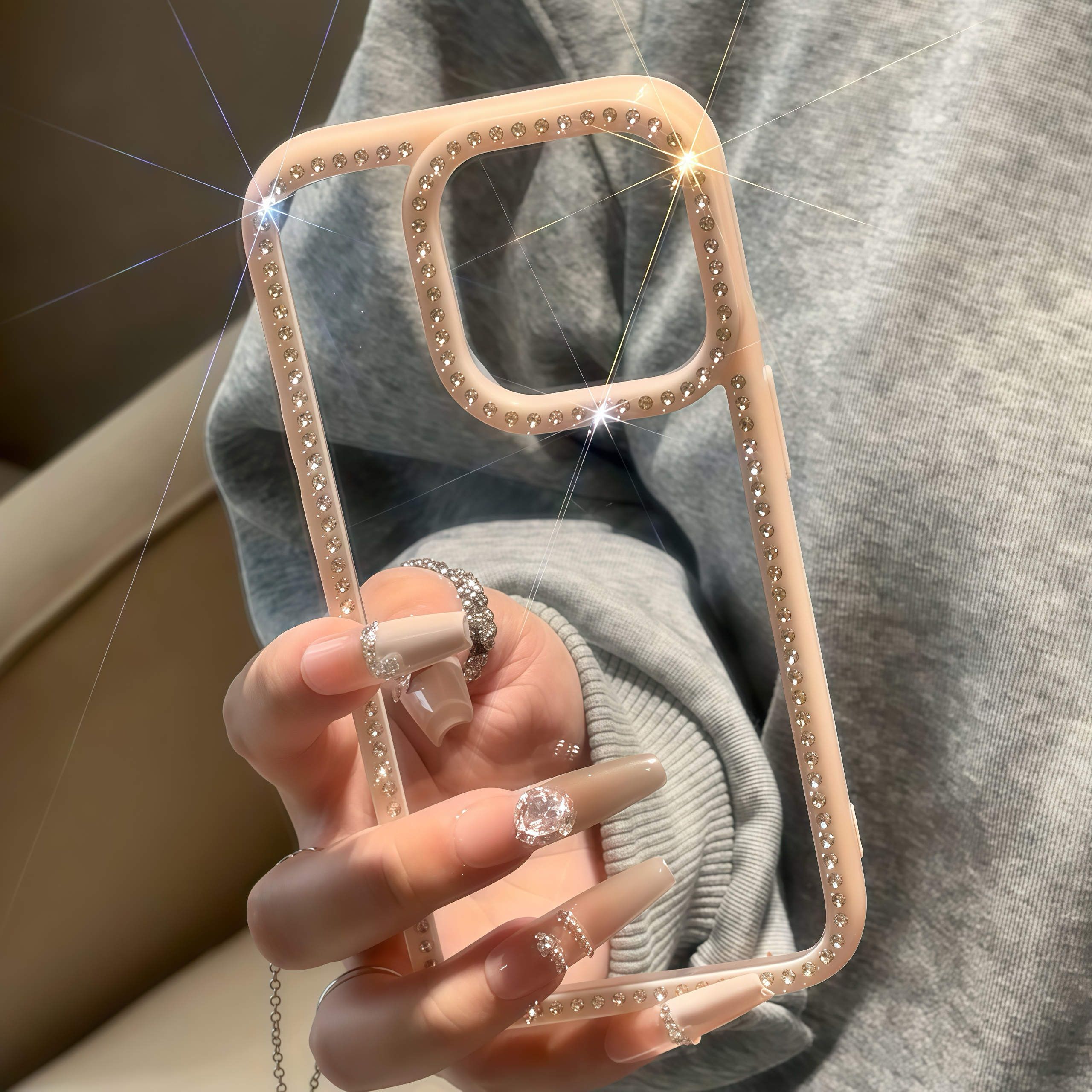 新款高颜值闪钻适用iPhone16手机壳14苹果15promax网红13女款12套