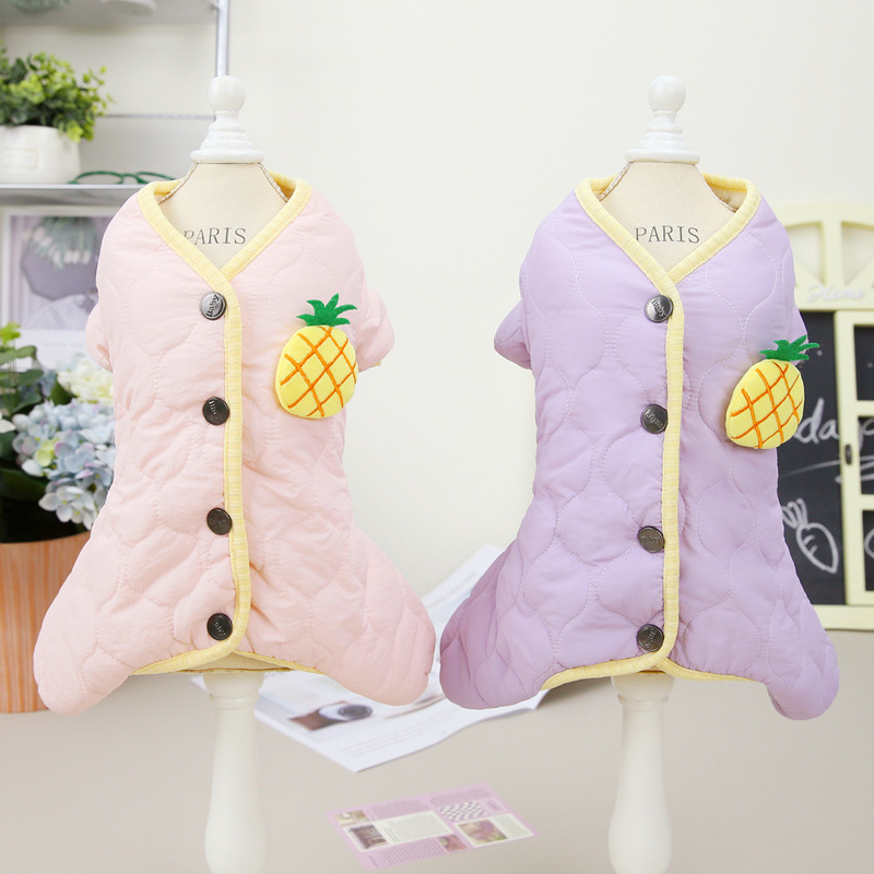 宠物服装狗狗衣服秋冬新款宠物四腿棉衣四脚棉衣