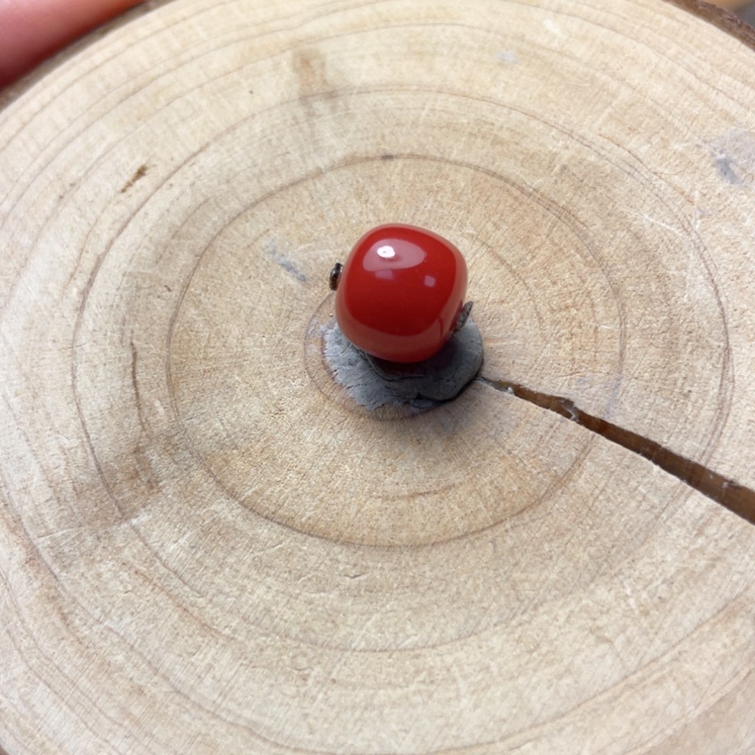 Y***叔南红玛瑙未镶嵌10锦红老型