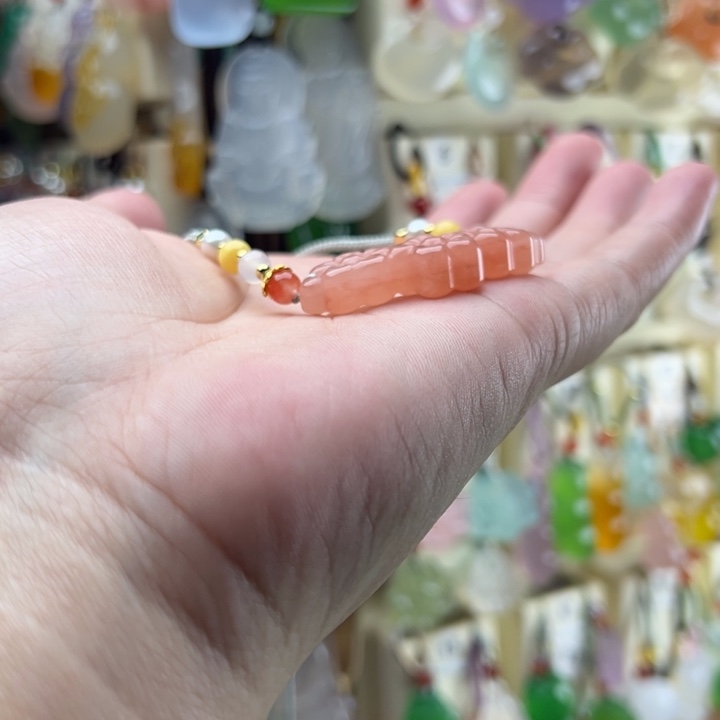 寒***晰玛瑙/玉髓未镶嵌颈饰