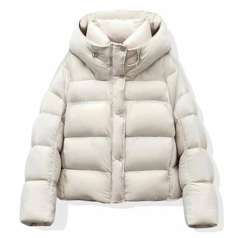 现货秒发云朵泡芙高端连帽短款小个子超好看棉服