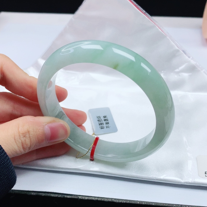 【闪购商品】翡翠手镯未镶嵌天然缅甸a货手镯57+