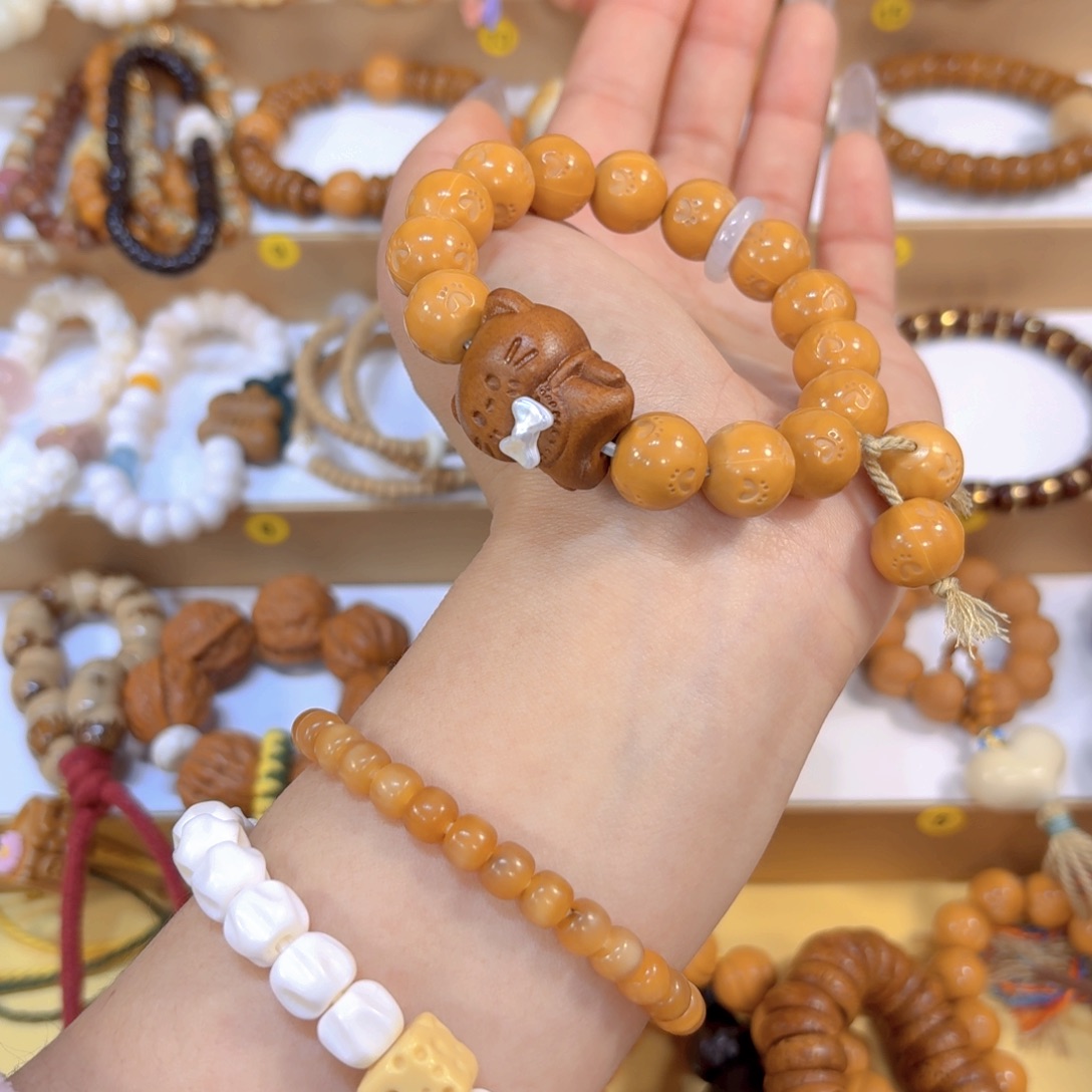 吊坠星月菩提全品猴头猫爪➕立体猫