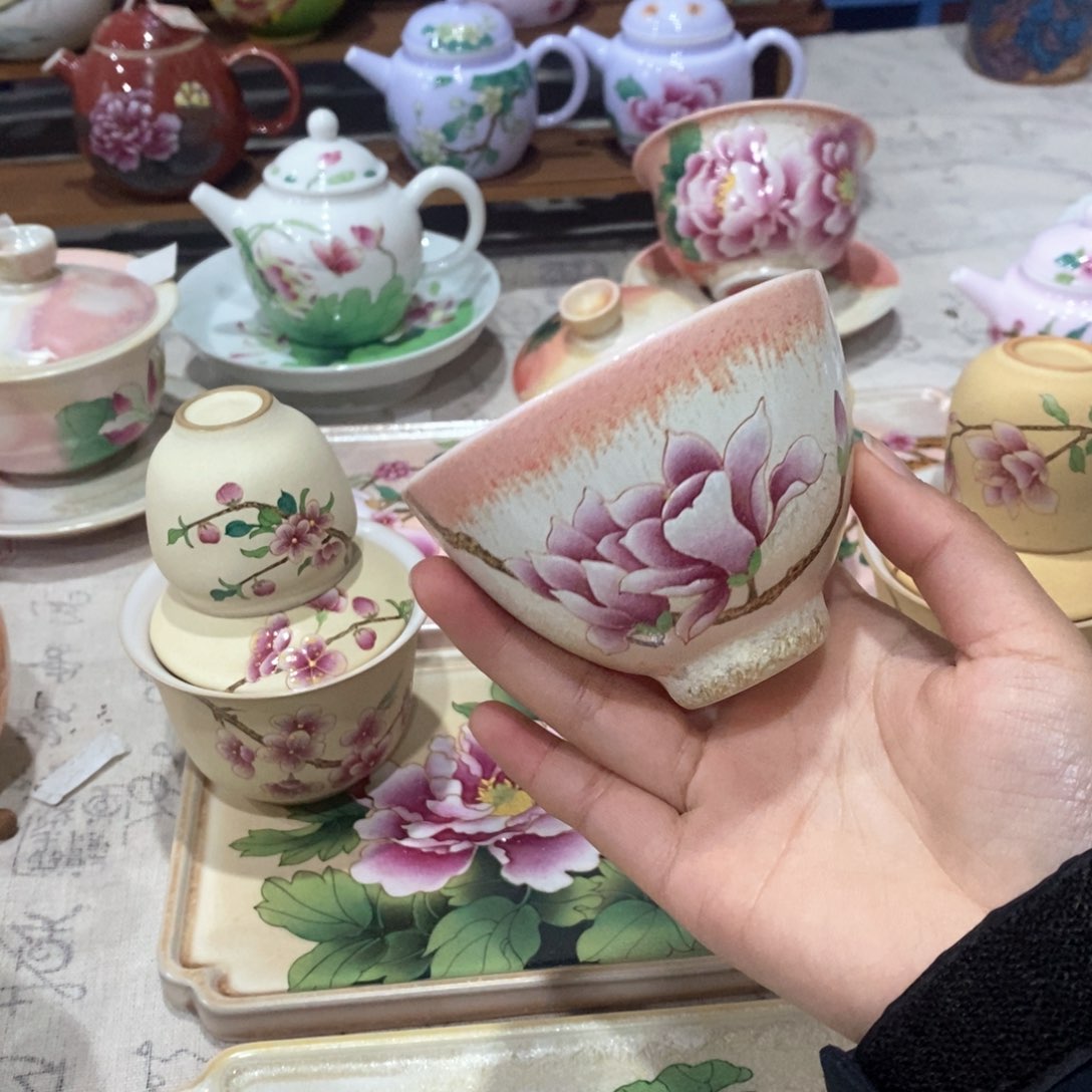 手工手绘制作玉兰