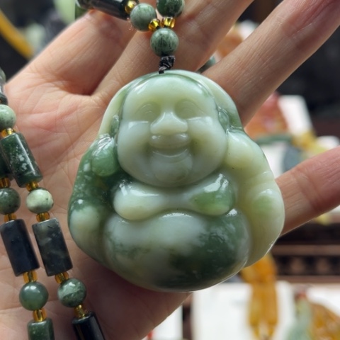 岫玉挂件未镶嵌挂件