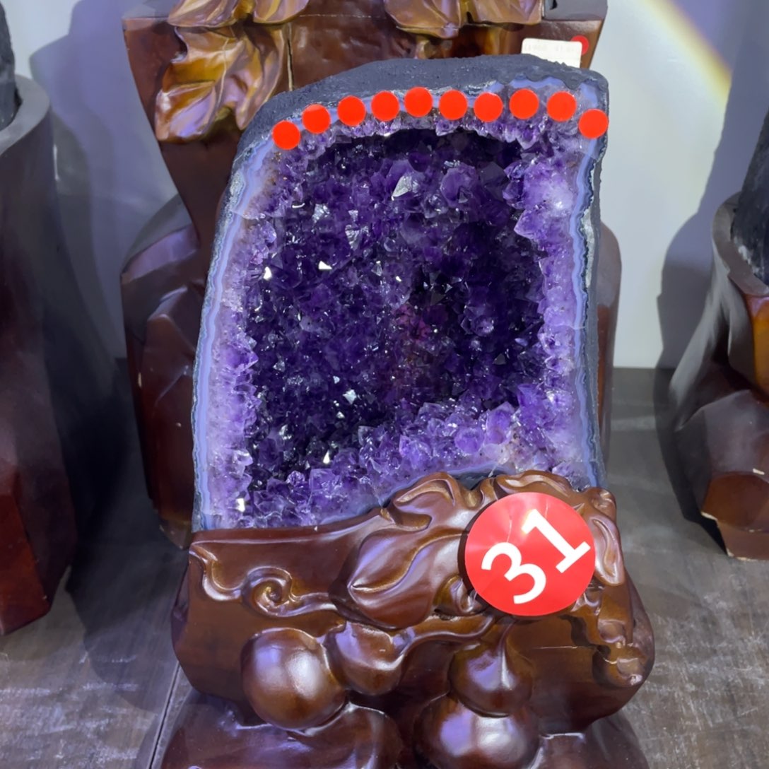 未镶嵌大型摆件（非配饰）紫晶