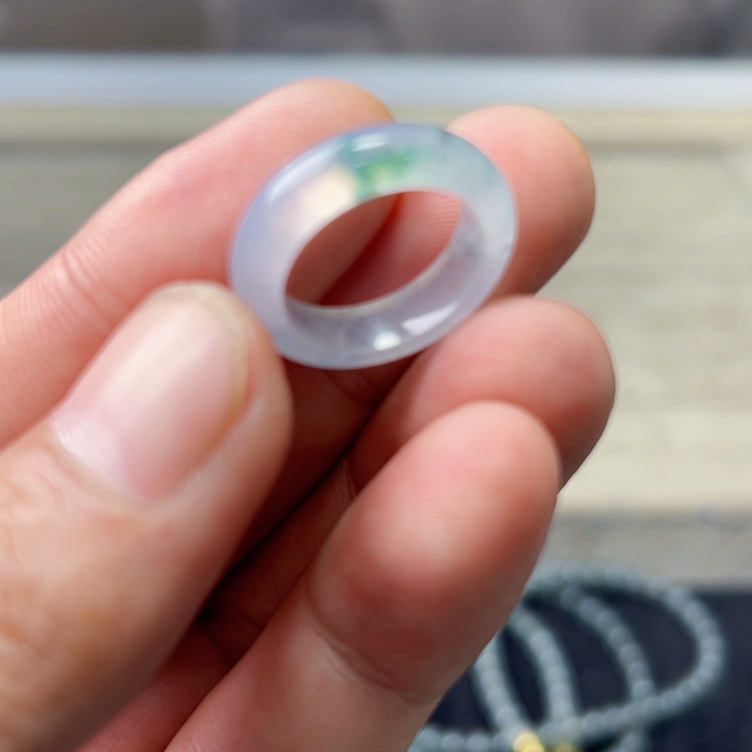 定制翡翠未镶嵌圈口12号