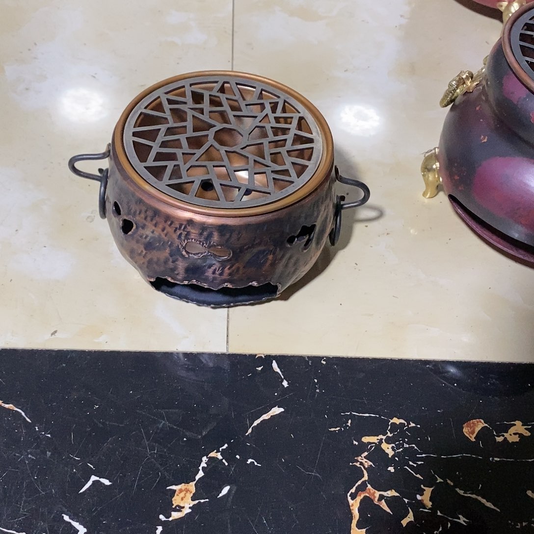 手工锻打工艺小丑炉