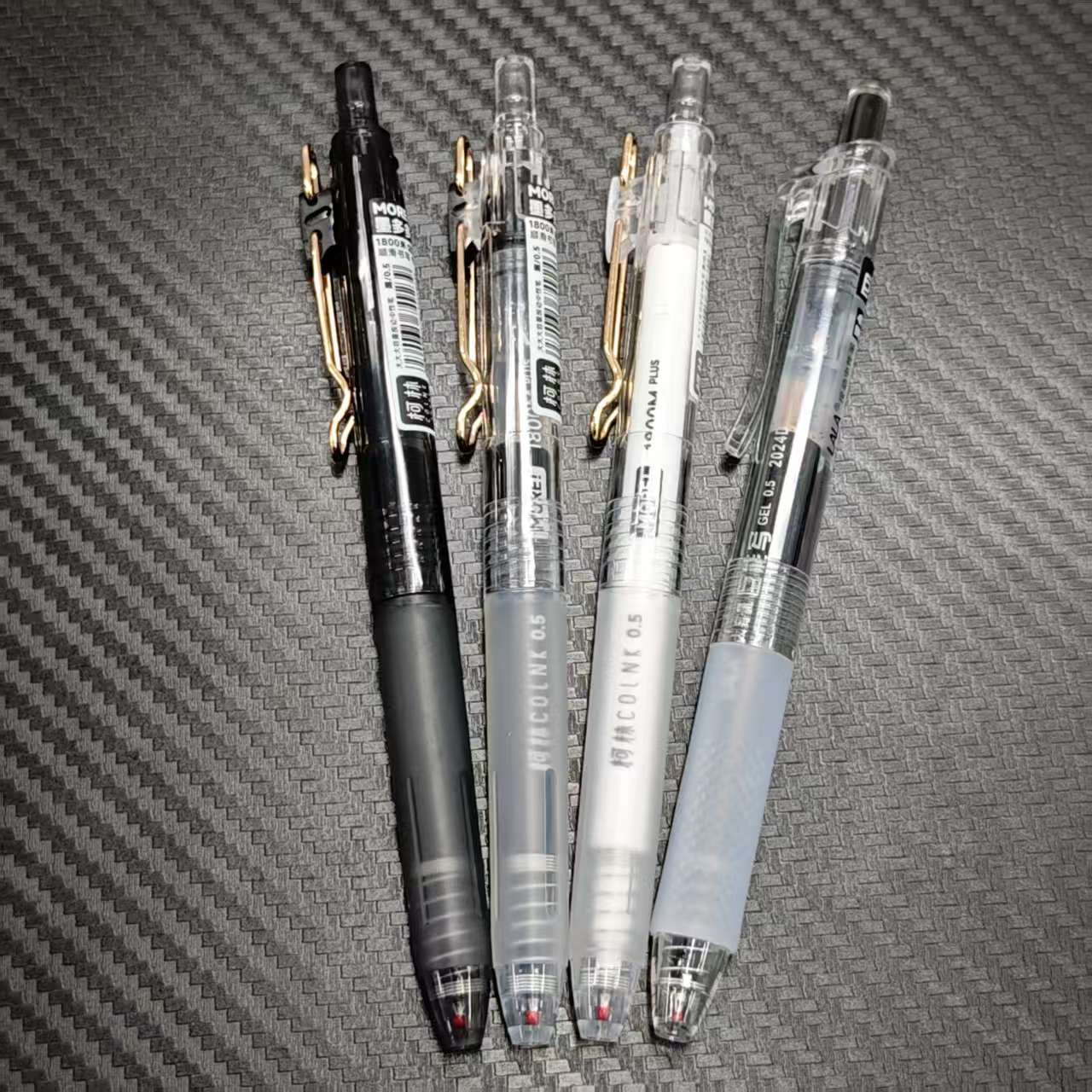 【4支-黑色1800m大容量】【3支柯林墨多多+1支lala巨能写】