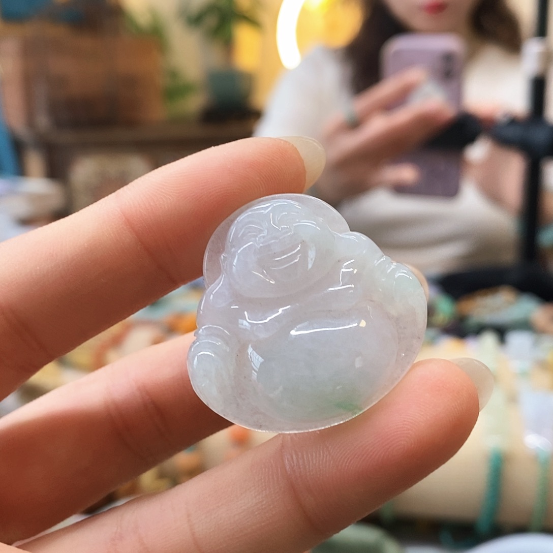 翡翠颈饰未镶嵌翡翠挂件