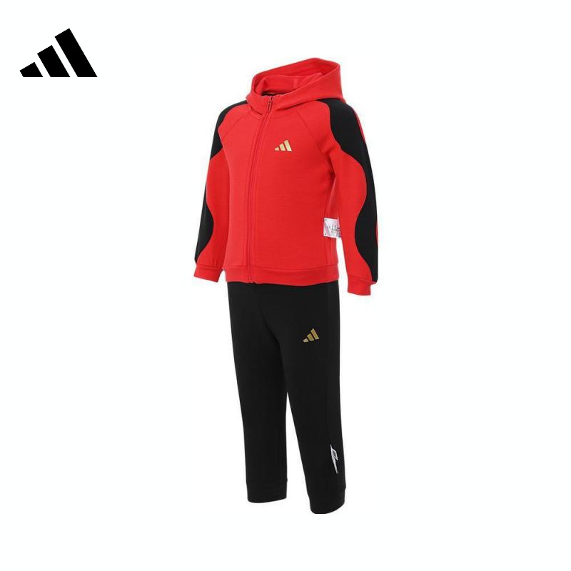 【滔搏联动】adidas阿迪达斯男婴童 IN KN FZHD SET 长袖套服JM5833