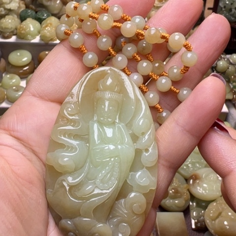 【闪购商品】和田玉挂件未镶嵌透闪石玉