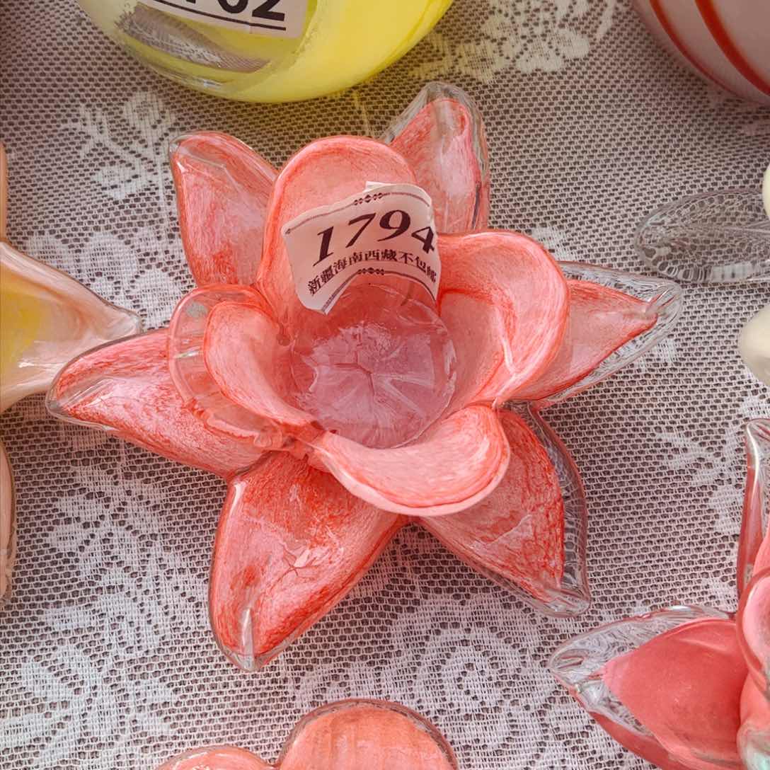 琉璃花瓶摆件 1794烛台花