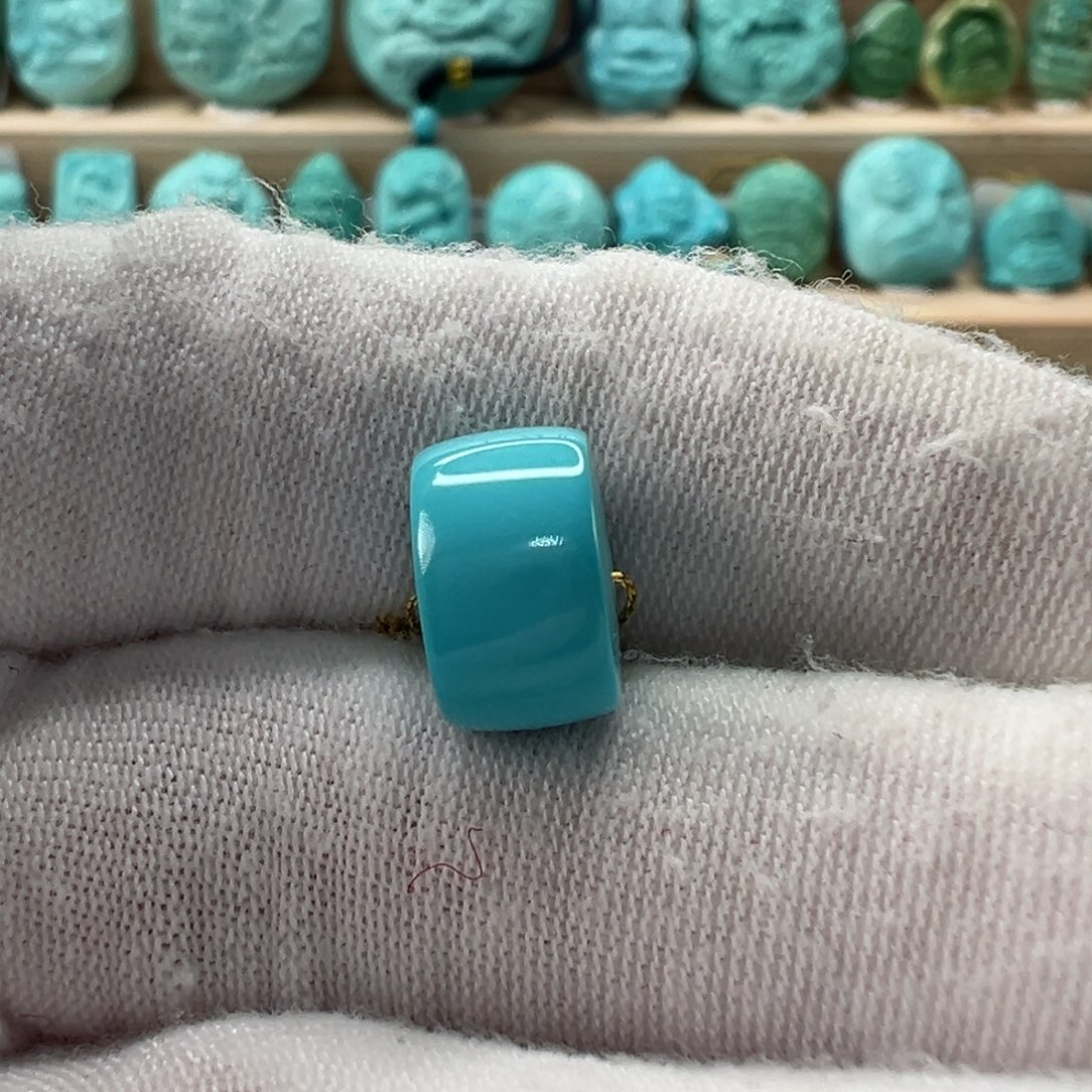未镶嵌绿松石直切珠11x6.8mm