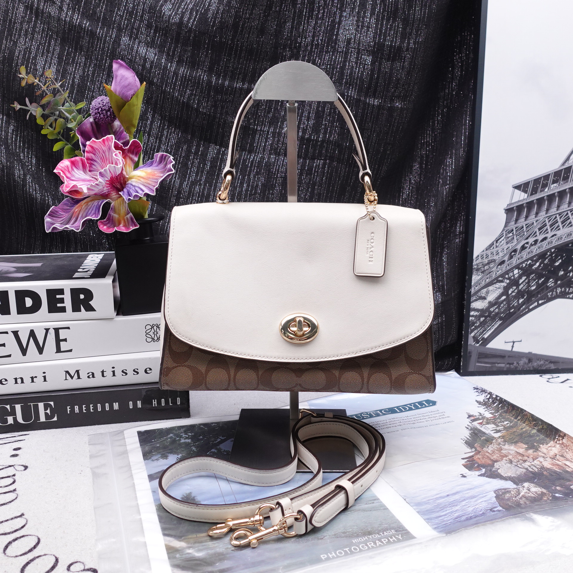 95新 COACH/蔻驰 单肩包/T10329589