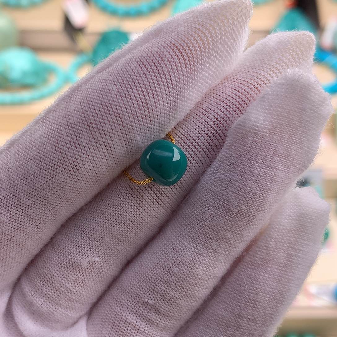 绿松石珠宝奇石未镶嵌8.3-7.2