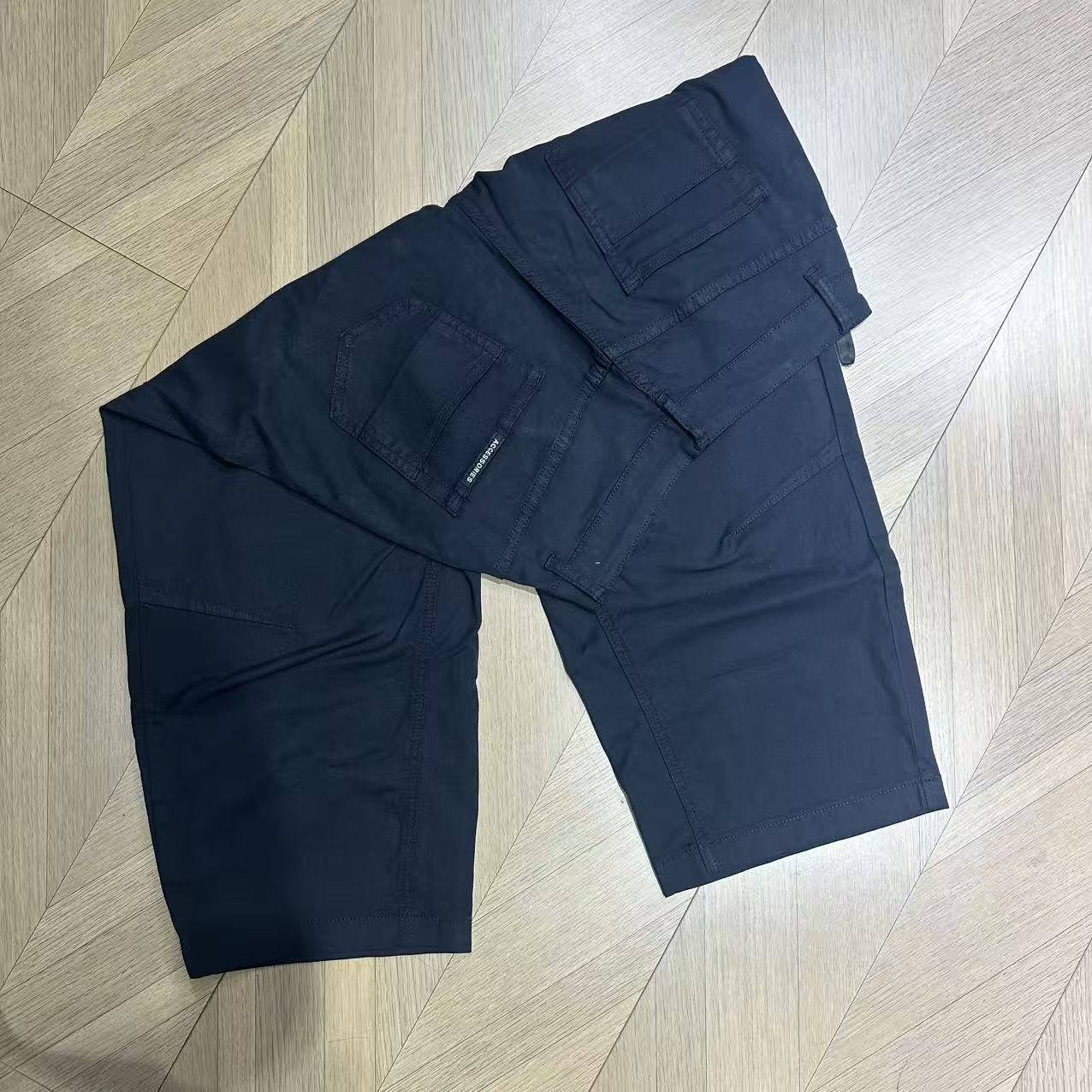 HZ-韩版藏青微弹休闲裤