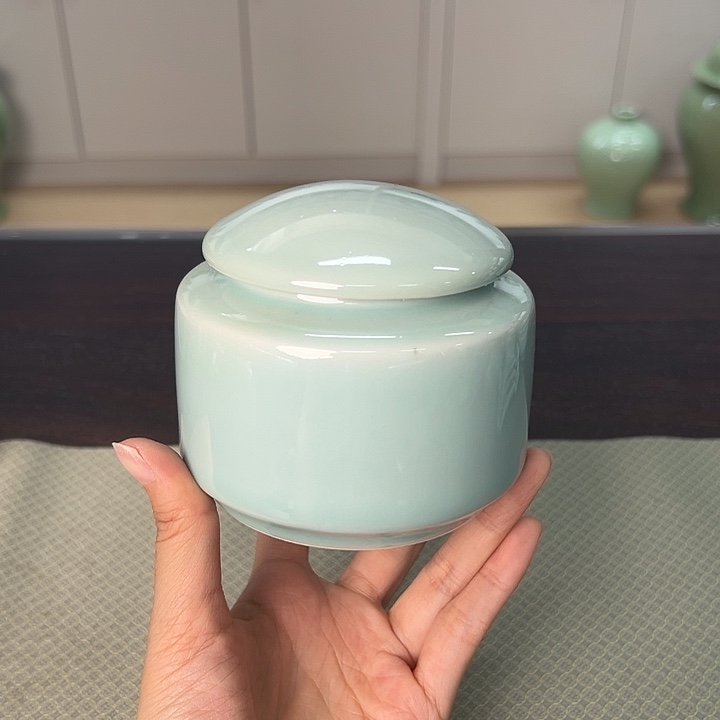 龙泉云间青瓷小米茶器