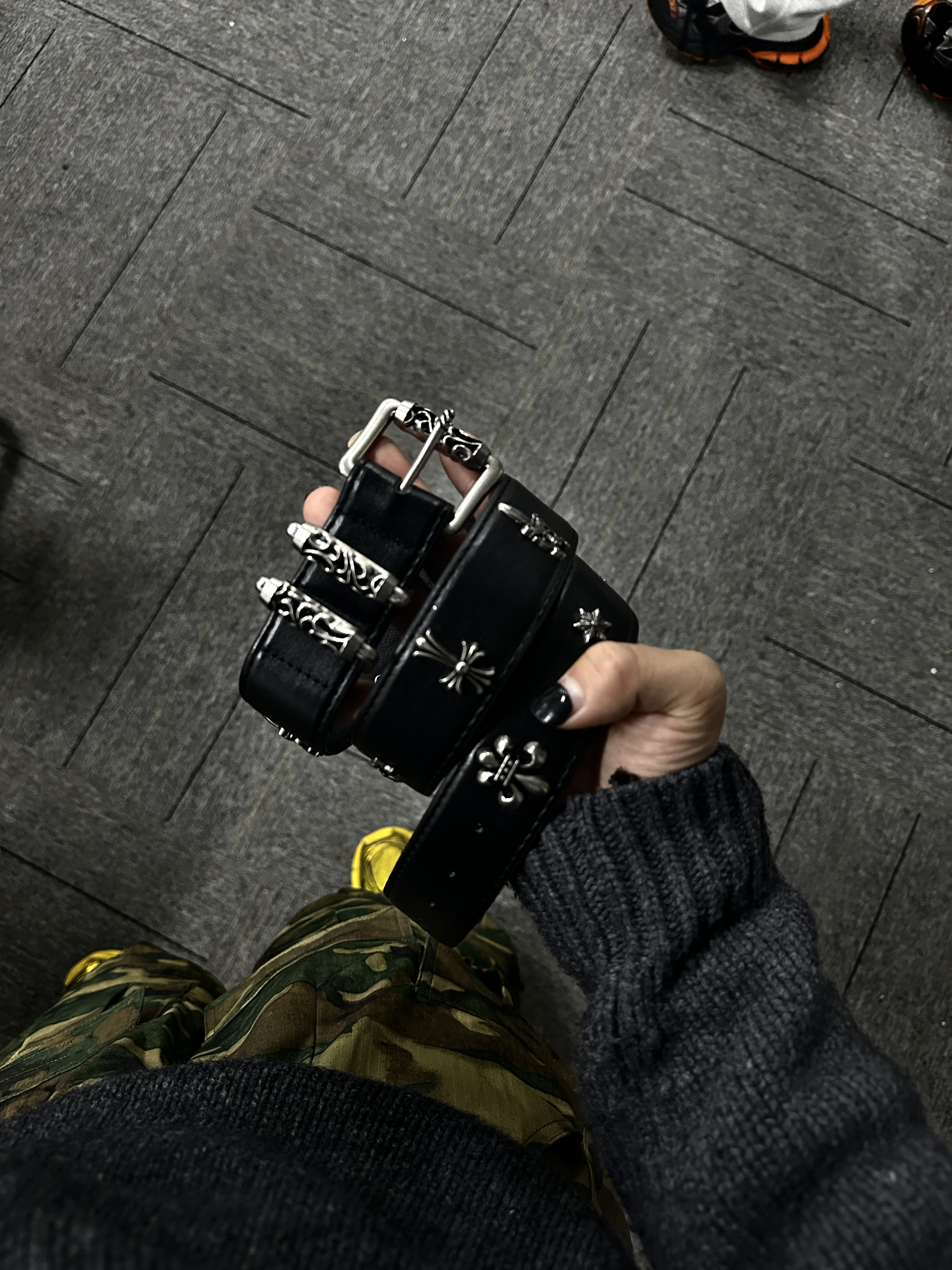 【陨灭 顶满 腰带】黑色滑轮多元素腰带国潮风发字嘻哈潮人街头